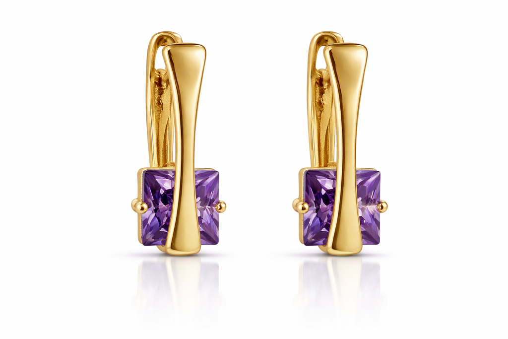 Violet Luxe Earrings