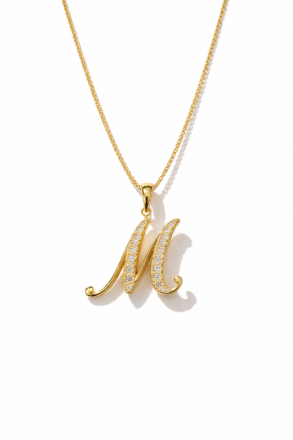 Gold Initial Necklace