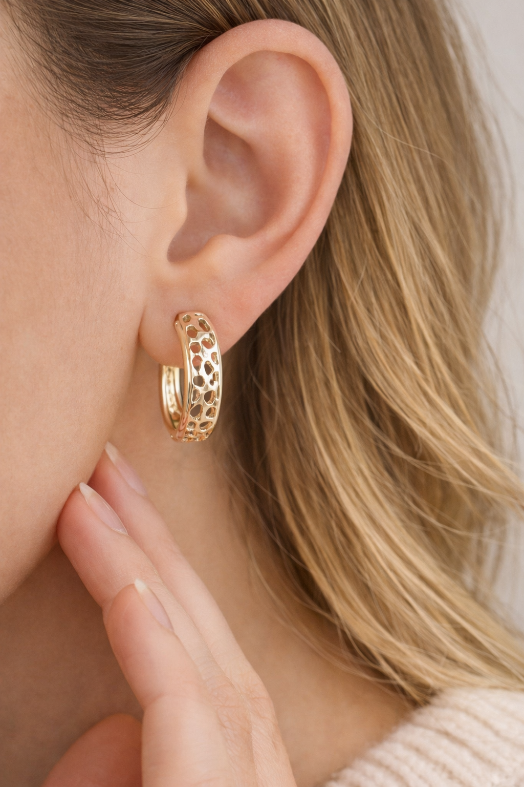 Velora Huggie Earrings
