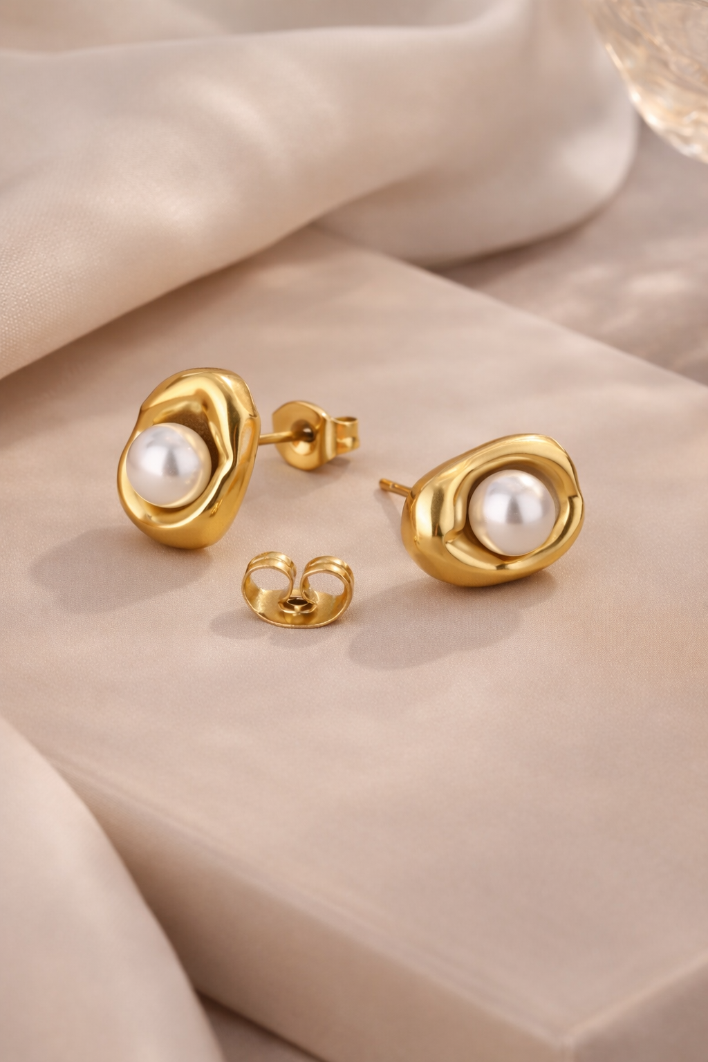 Pearl Stud Earrings