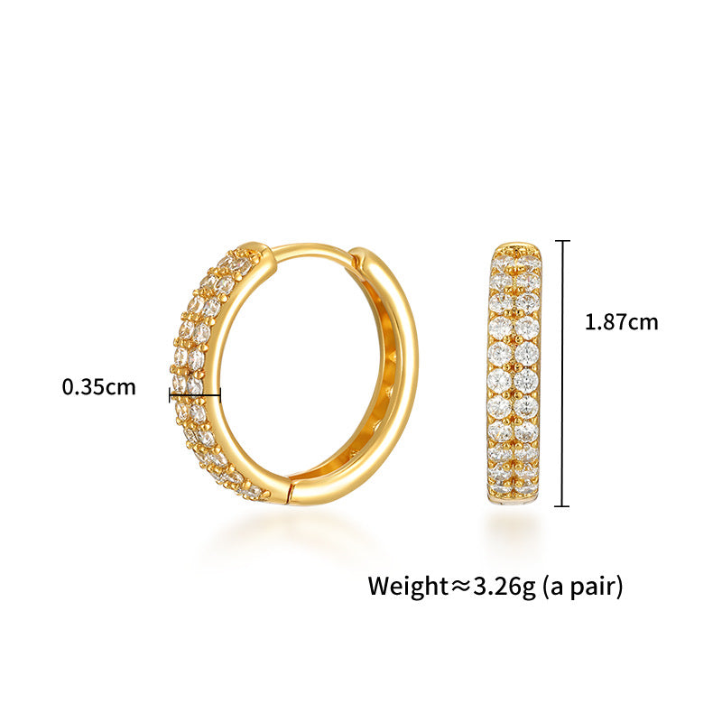 Crystal Hoops