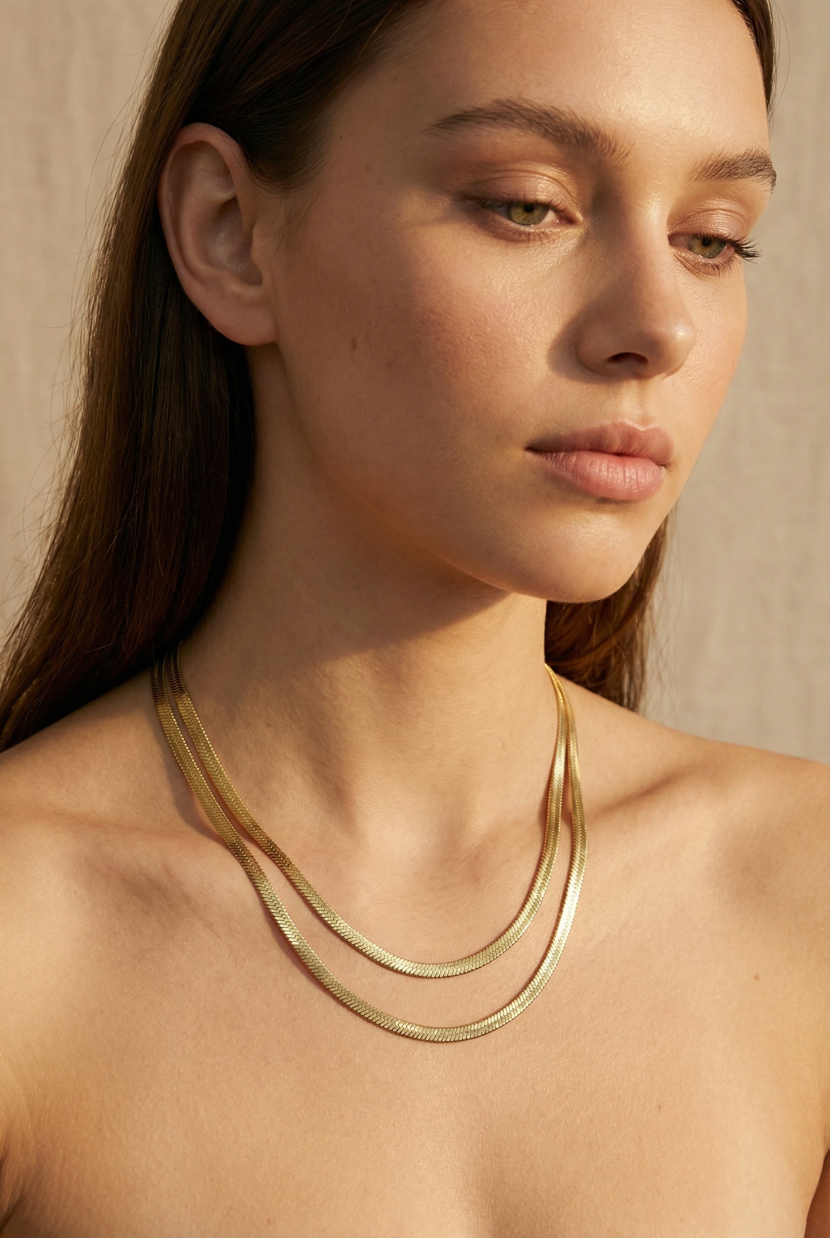 Nova Herringbone Necklace