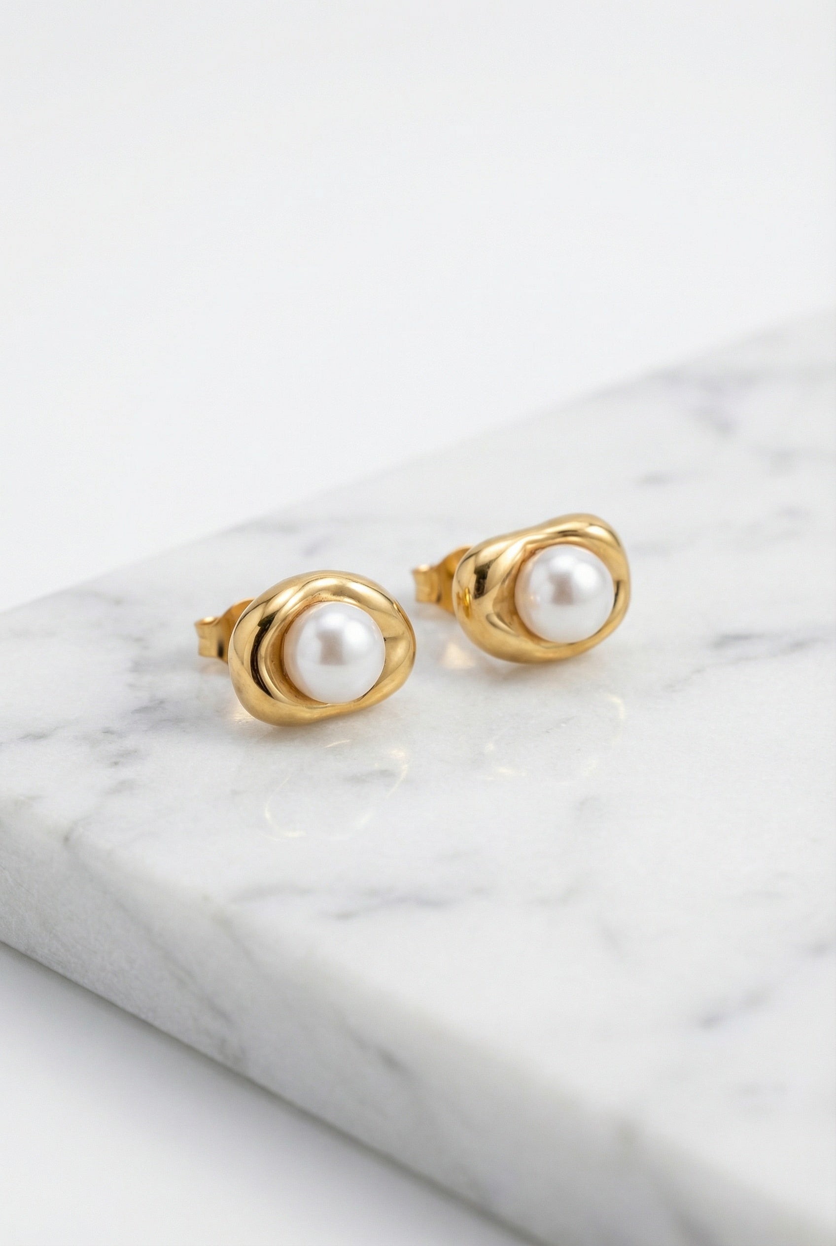 Pearl Stud Earrings