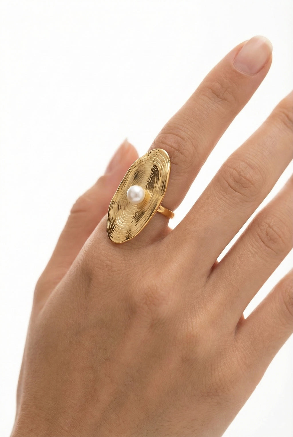 Iris Pearl Ring
