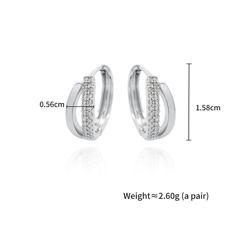 Elara Pavé Hoops