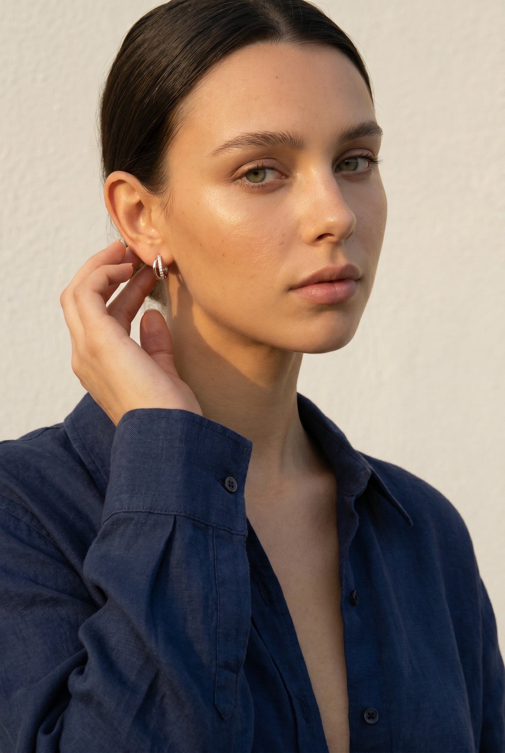 Elara Pavé Hoops