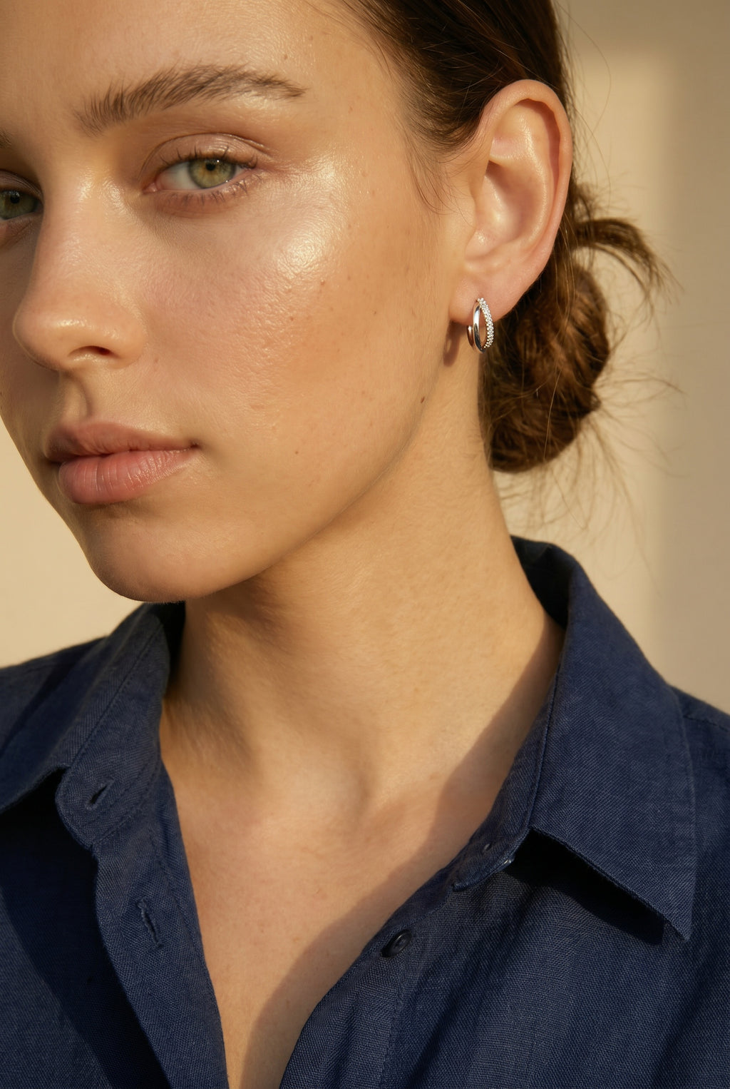 Elara Pavé Hoops